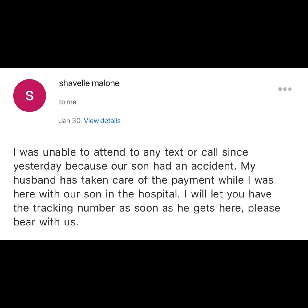 FRAUD WARNING - Picture 2 of 2